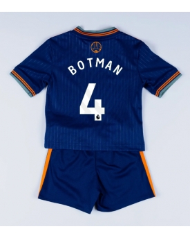 Newcastle United Sven Botman #4 Maglia Gara Terza Repliche 2025-26 Bambino Maniche Corte